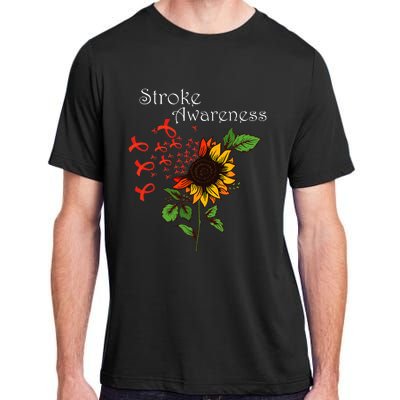 Stroke Awareness Stroke Survivor Stroke Design Adult ChromaSoft Performance T-Shirt