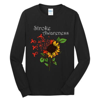 Stroke Awareness Stroke Survivor Stroke Design Tall Long Sleeve T-Shirt