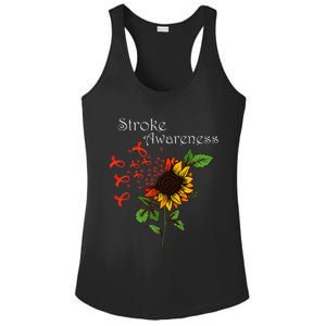 Stroke Awareness Stroke Survivor Stroke Design Ladies PosiCharge Competitor Racerback Tank