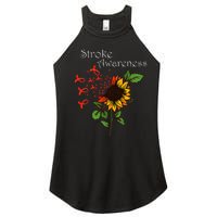 Stroke Awareness Stroke Survivor Stroke Design Women's Perfect Tri Rocker Tank