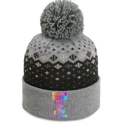 Scorpio Attitude Scorpio Zodiac Sign Scorpio Birthday Gift The Baniff Cuffed Pom Beanie