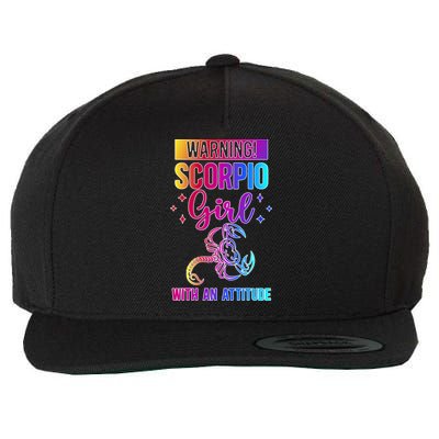 Scorpio Attitude Scorpio Zodiac Sign Scorpio Birthday Gift Wool Snapback Cap