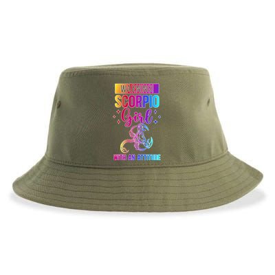 Scorpio Attitude Scorpio Zodiac Sign Scorpio Birthday Gift Sustainable Bucket Hat