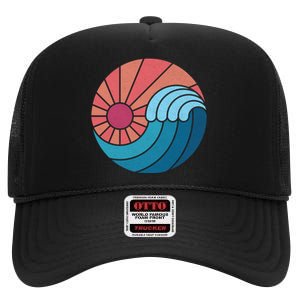 Sun &Amp; Sea High Crown Mesh Back Trucker Hat