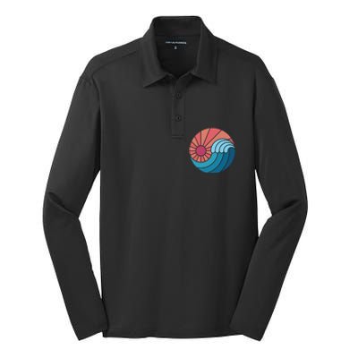 Sun &Amp; Sea Silk Touch Performance Long Sleeve Polo