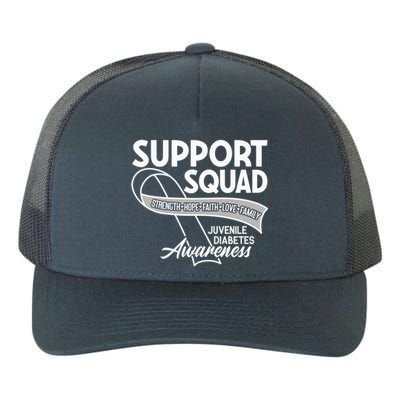 Support Awareness Squad I Juvenile T1D Type 1 Diabetes Yupoong Adult 5-Panel Trucker Hat