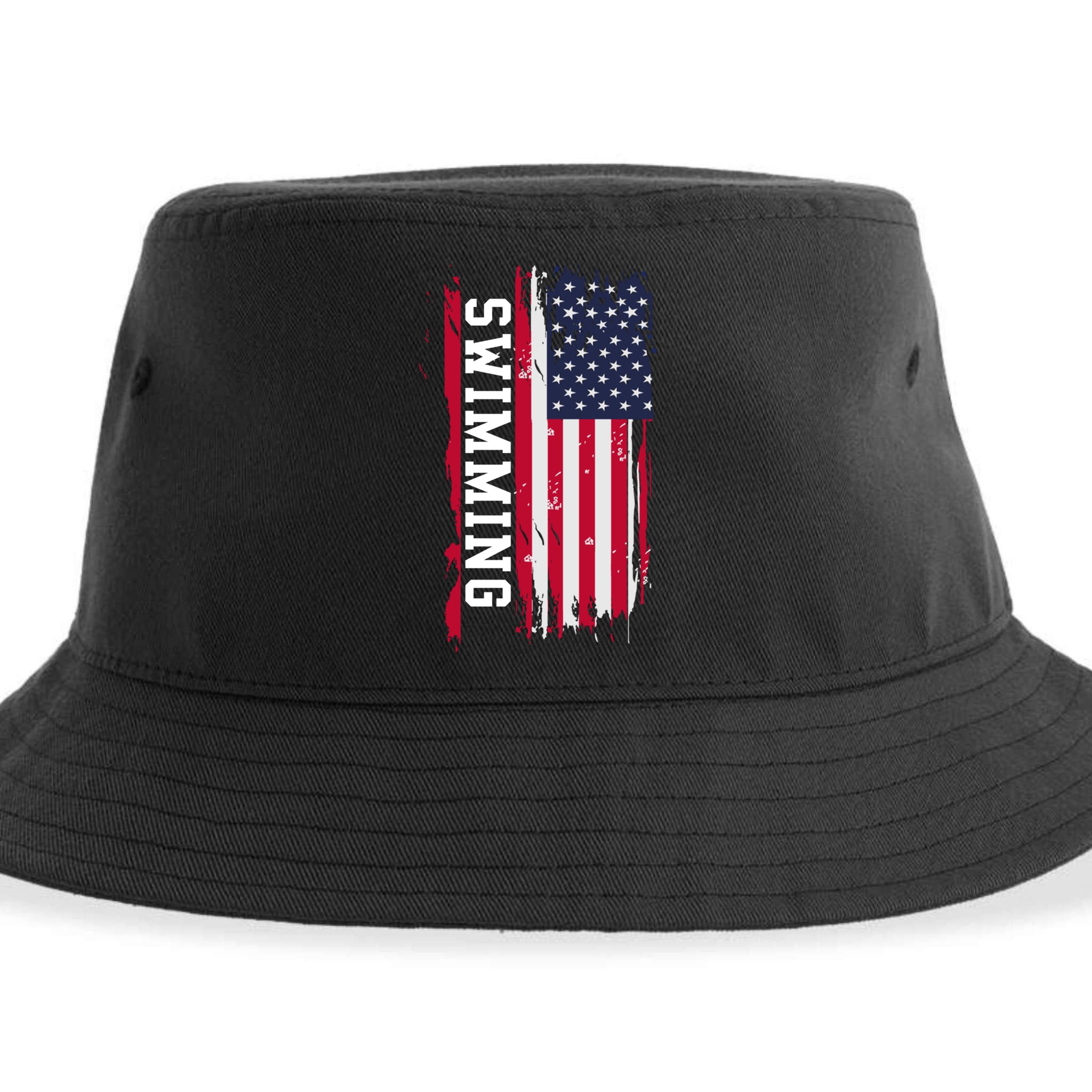 Swimming And Swimmers Gift Sustainable Bucket Hat