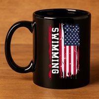 Swimming And Swimmers Gift 11oz C Handle Ceramic Mug