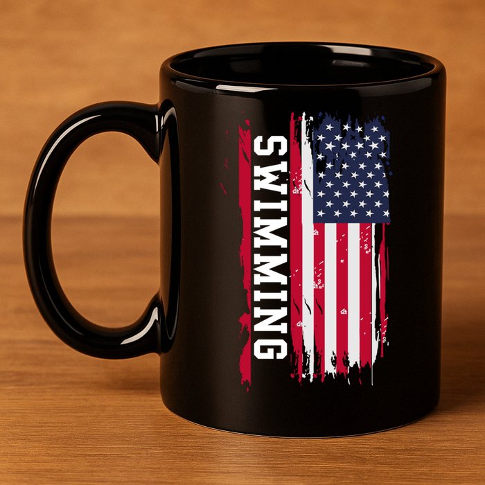 Swimming And Swimmers Gift 11oz C Handle Ceramic Mug