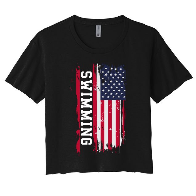 Swimming And Swimmers Gift Crop Top