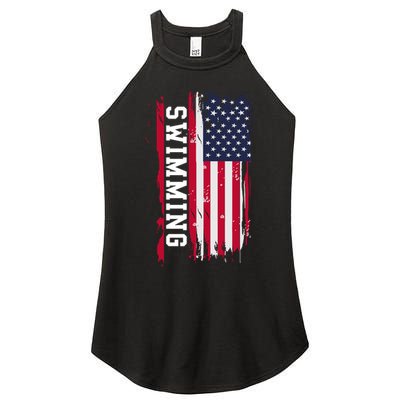 Swimming And Swimmers Gift Women's Perfect Tri Rocker Tank