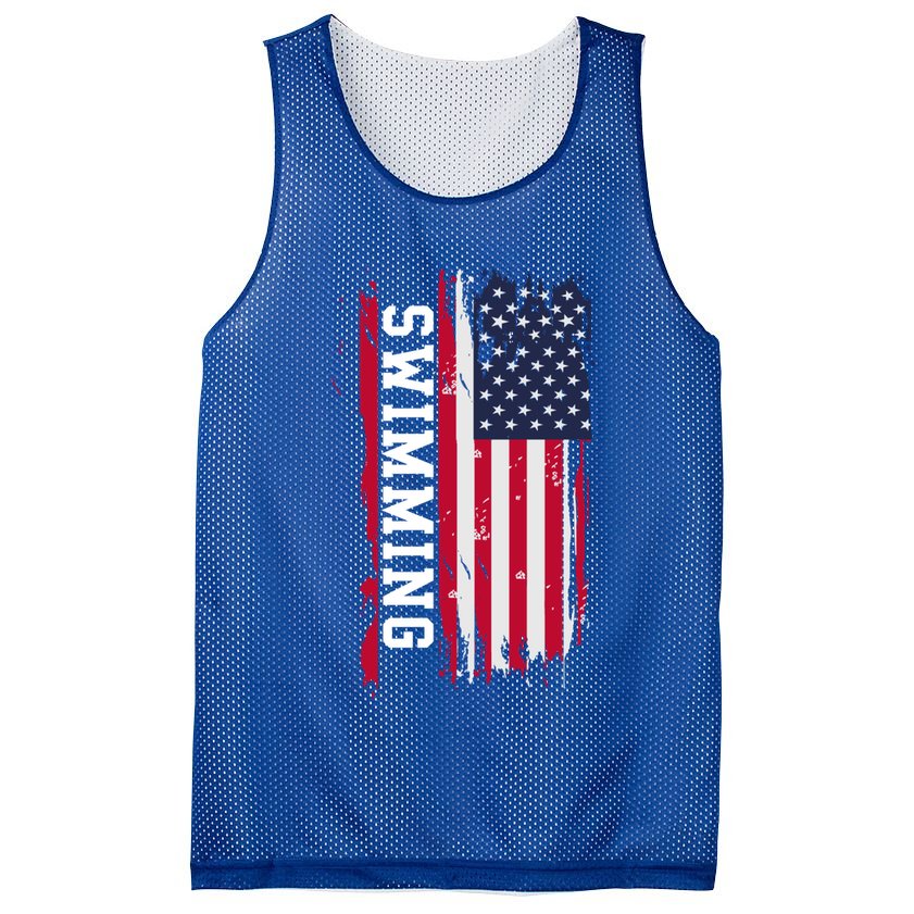 Swimming And Swimmers Gift Mesh Reversible Basketball Jersey Tank