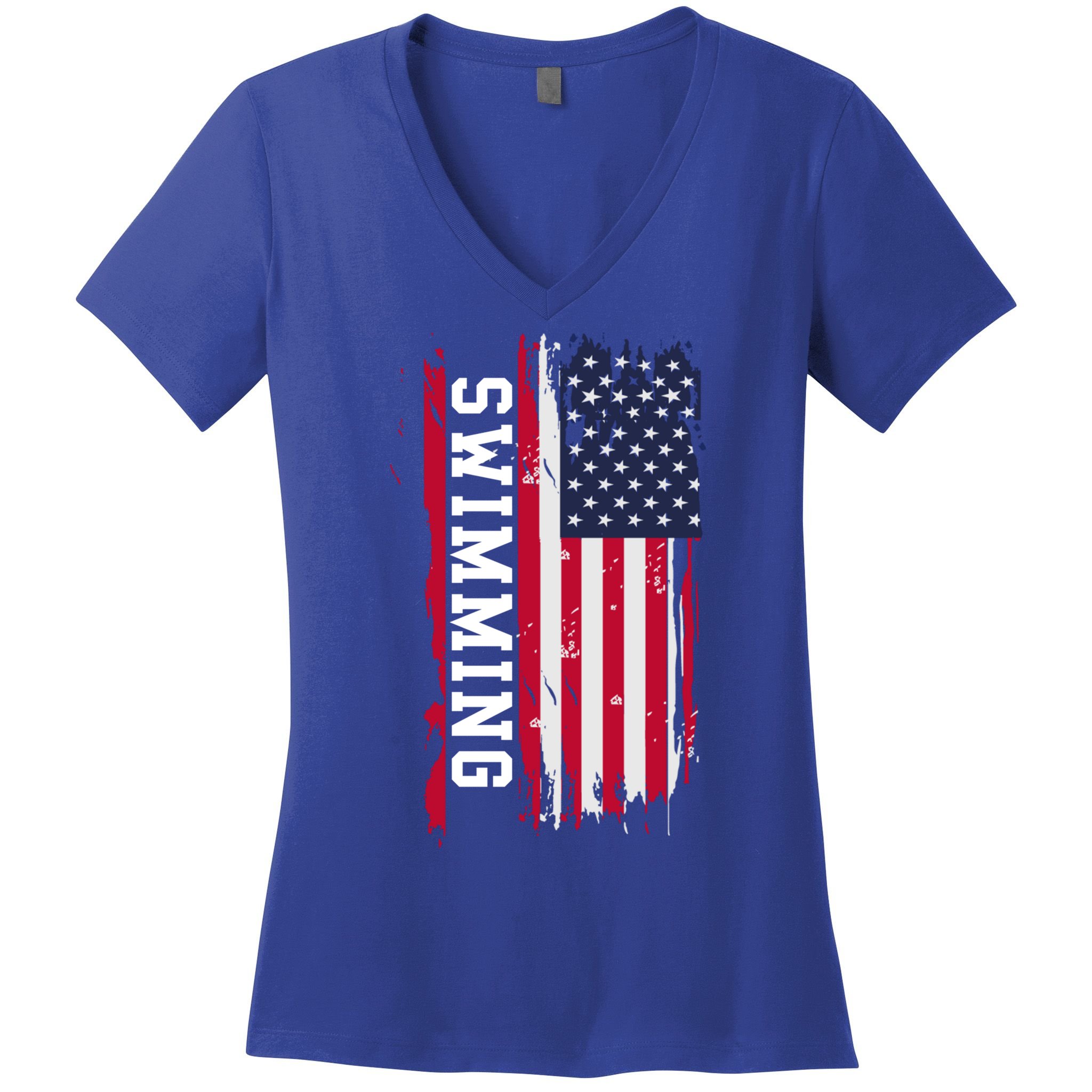 Swimming And Swimmers Gift Women's V-Neck T-Shirt