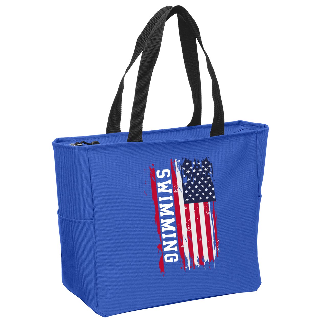 Swimming And Swimmers Gift Zip Tote Bag