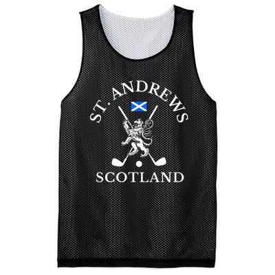 St. Andrews Scotland Golf Fan Mesh Reversible Basketball Jersey Tank