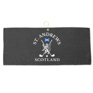 St. Andrews Scotland Golf Fan Large Microfiber Waffle Golf Towel