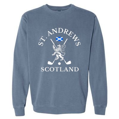 St. Andrews Scotland Golf Fan Garment-Dyed Sweatshirt