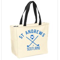 St. Andrews Scotland Golf Zip Tote Bag