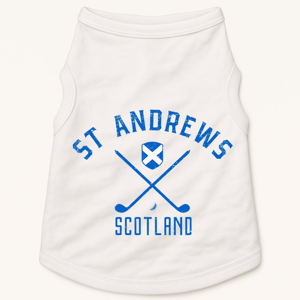 St. Andrews Scotland Golf Doggie Tank