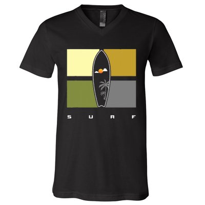 Surfing Apparel Surfer Surf V-Neck T-Shirt