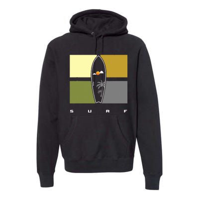 Surfing Apparel Surfer Surf Premium Hoodie