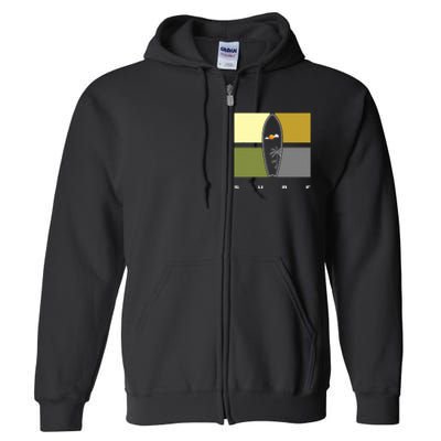 Surfing Apparel Surfer Surf Full Zip Hoodie