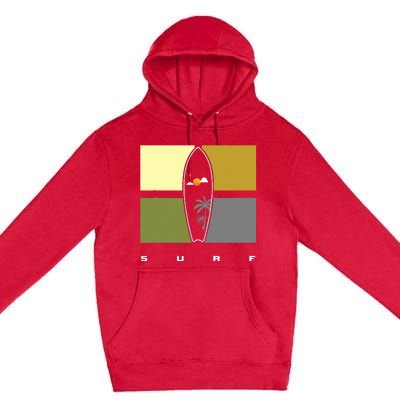 Surfing Apparel Surfer Surf Premium Pullover Hoodie