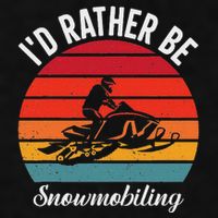 Snowmobile Art Snow Mobile Snowmobiling Ladies PosiCharge Tri-Blend Wicking Tank
