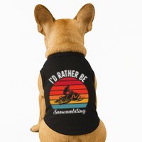 Snowmobile Art Snow Mobile Snowmobiling Doggie Tank