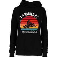 Snowmobile Art Snow Mobile Snowmobiling Womens Funnel Neck Pullover Hood