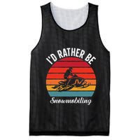 Snowmobile Art Snow Mobile Snowmobiling Mesh Reversible Basketball Jersey Tank