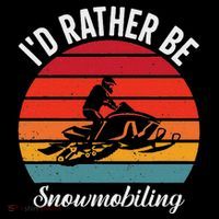 Snowmobile Art Snow Mobile Snowmobiling Magnet