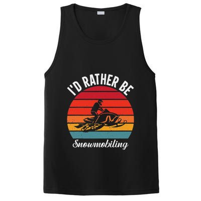 Snowmobile Art Snow Mobile Snowmobiling PosiCharge Competitor Tank