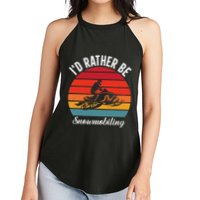 Snowmobile Art Snow Mobile Snowmobiling Women's Perfect Tri Rocker Tank