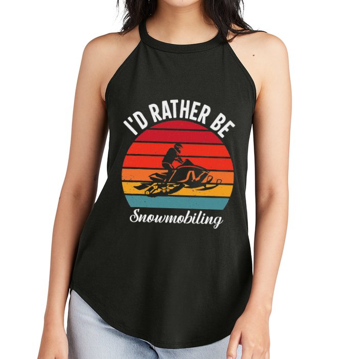 Snowmobile Art Snow Mobile Snowmobiling Women's Perfect Tri Rocker Tank