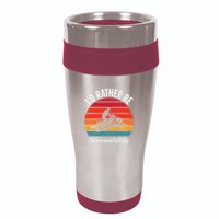 Snowmobile Art Snow Mobile Snowmobiling 16oz Travel Tumbler