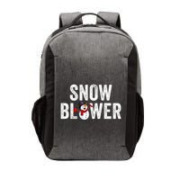 Snowman And Snow Blower Couples Matching Christmas Costume Rude Couples Xmas Vector Backpack