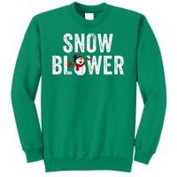 Snowman And Snow Blower Couples Matching Christmas Costume Rude Couples Xmas Sweatshirt