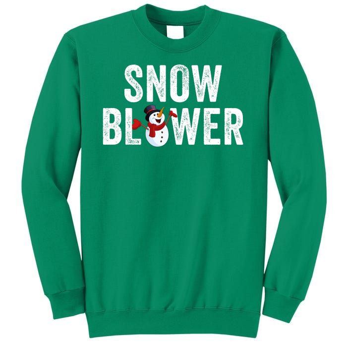 Snowman And Snow Blower Couples Matching Christmas Costume Rude Couples Xmas Sweatshirt