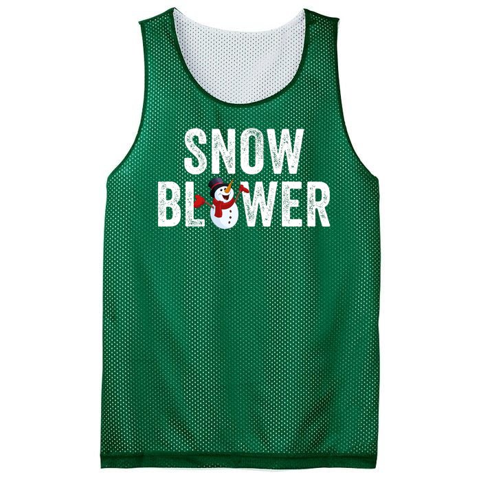 Snowman And Snow Blower Couples Matching Christmas Costume Rude Couples Xmas Mesh Reversible Basketball Jersey Tank