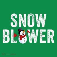 Snowman And Snow Blower Couples Matching Christmas Costume Rude Couples Xmas Womens T-Shirt