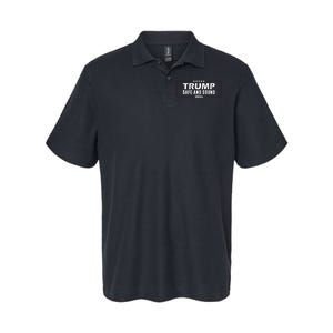 Safe And Sound Trump 2024 Softstyle Adult Sport Polo