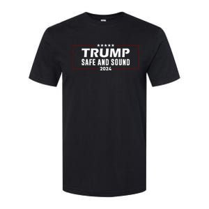 Safe And Sound Trump 2024 Softstyle CVC T-Shirt