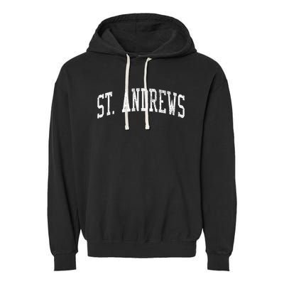 St. Andrews Sc Vintage Athletic Sports Js02 Garment-Dyed Fleece Hoodie