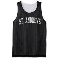 St. Andrews Sc Vintage Athletic Sports Js02 Mesh Reversible Basketball Jersey Tank