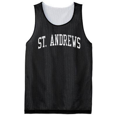 St. Andrews Sc Vintage Athletic Sports Js02 Mesh Reversible Basketball Jersey Tank