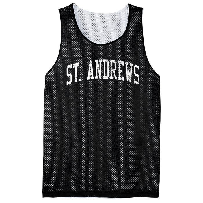 St. Andrews Sc Vintage Athletic Sports Js02 Mesh Reversible Basketball Jersey Tank