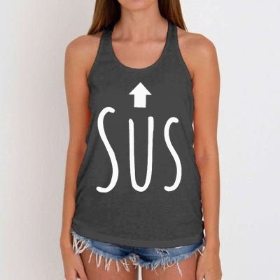 Sus (Arrow) Women's Knotted Racerback Tank