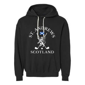 St. Andrews Scotland Golf Garment-Dyed Fleece Hoodie