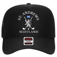 St. Andrews Scotland Golf High Crown Mesh Back Trucker Hat